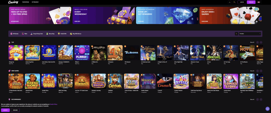 Exploring the World of Casiny Slots Exploring the World of Casiny Slots